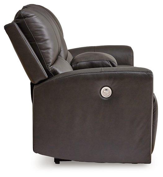 Boxmere Power Reclining Loveseat with Console