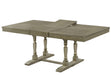 Eden Transitional Style Dining Table in Metallic finish Wood image