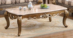 Amelia Traditional Style Coffee Table in Bronze finish Wood image