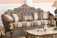 Amelia Traditional Style Sofa in Bronze finish Wood image