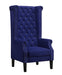 Bollywood Transitional Style Blue Accent Chair image