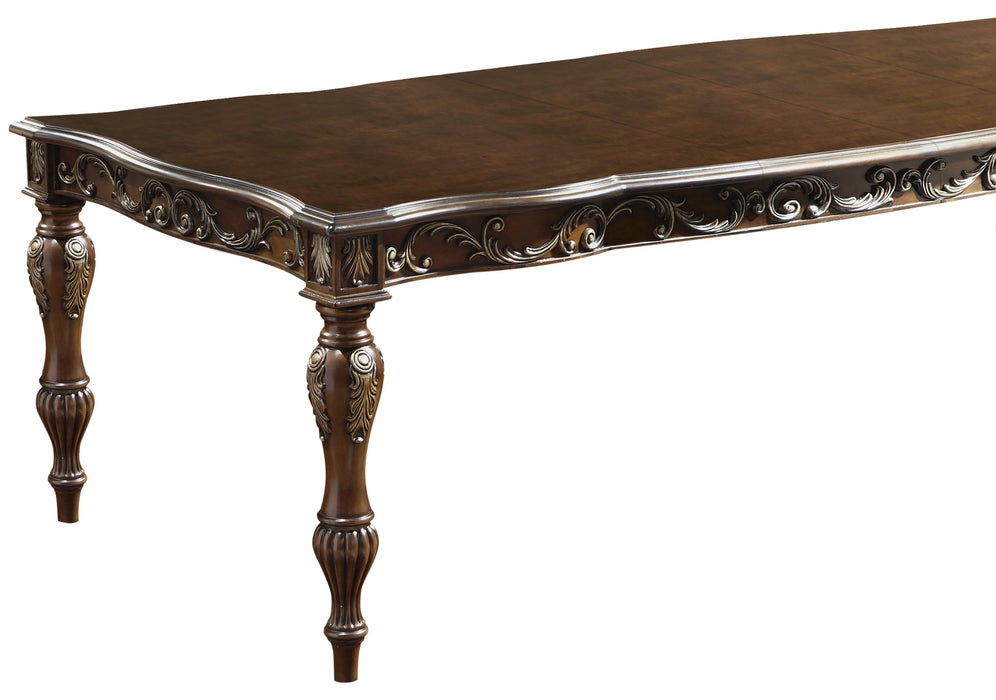 Rosanna Traditional Style Dining Table in Cherry finish Wood