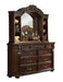 Aspen Traditional Style Dresser in Cherry finish Wood image