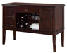 Era Transitional Style Dining Server in Espresso finish Wood image