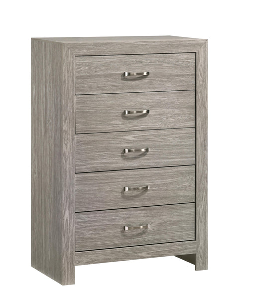 Yasmine White Modern Style Chest in Gray finish Wood image