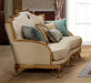 Majestic Transitional Style Loveseat in Gold finish Wood image