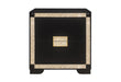 BLAKE BLACK/GOLD NIGHTSTAND - Brockton Furniture (Brockton, MA)