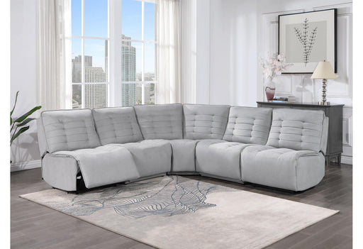 BUILD IT YOUR WAY U6066 GREY 3 POWER SOFA - Brockton Furniture (Brockton, MA)