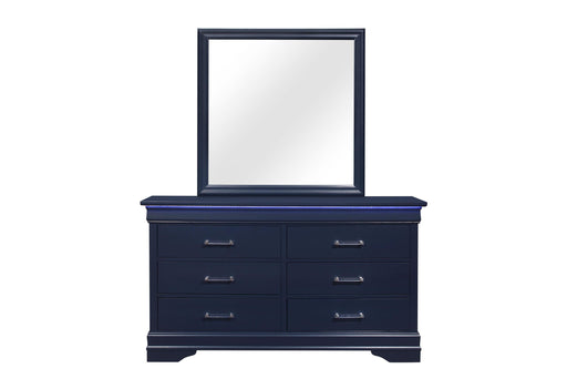 CHARLIE BLUE MIRROR - Brockton Furniture (Brockton, MA)