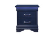 CHARLIE BLUE NIGHTSTAND WITH LED - Brockton Furniture (Brockton, MA)