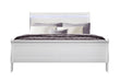 CHARLIE WHITE KING BED WITH LED - Brockton Furniture (Brockton, MA)
