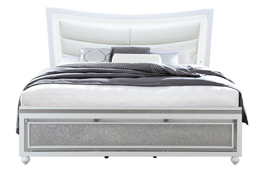 COLLETE WHITE QUEEN BED - Brockton Furniture (Brockton, MA)