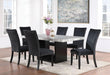 D02 DINING TABLE + D03DC BLACK - Brockton Furniture (Brockton, MA)