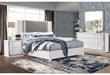ASPEN WHITE KING BED GROUP WITH VANITY SET WITH LED - Brockton Furniture (Brockton, MA)