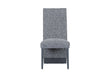 D12 WHITE/GREY CHAIR - Brockton Furniture (Brockton, MA)