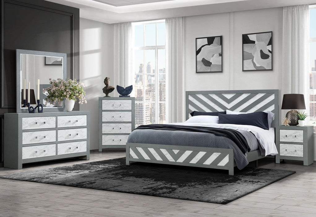 MICAH GREY QUEEN BED GROUP