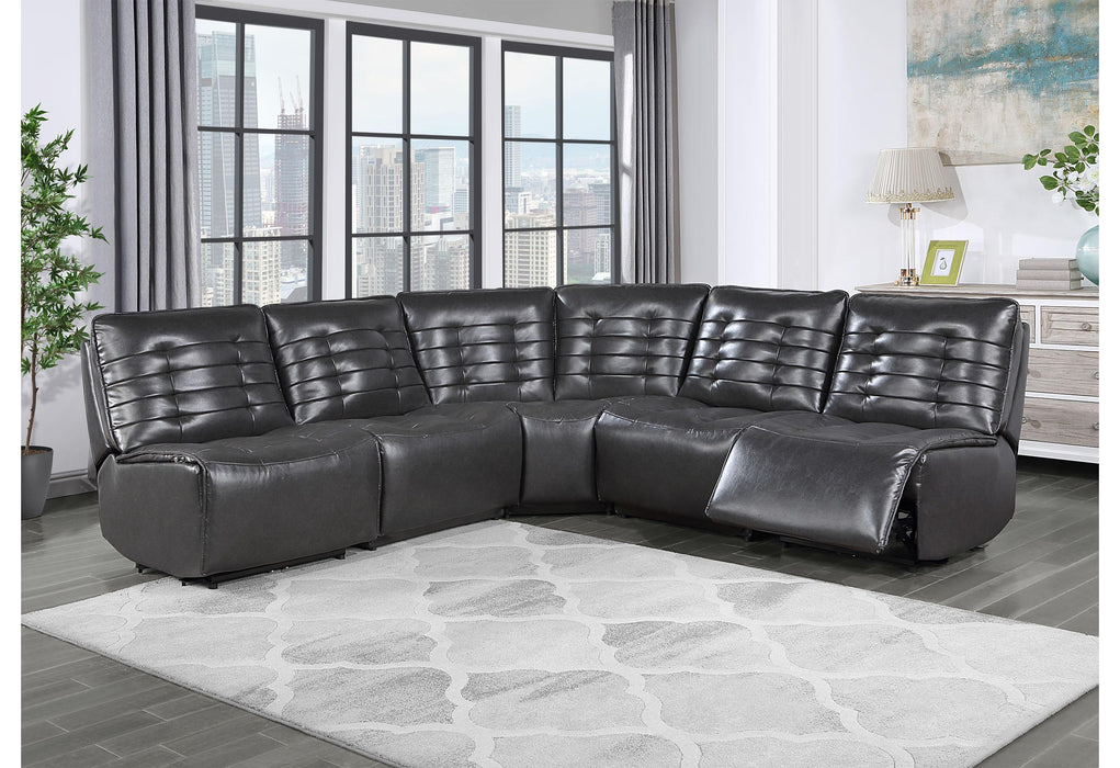 U6066 RUST SOFA/LOVESEAT W/ CONSOLE