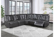 BUILD IT YOUR WAY U6066 BLANCHE CHARCOAL 3 POWER SOFA - Brockton Furniture (Brockton, MA)