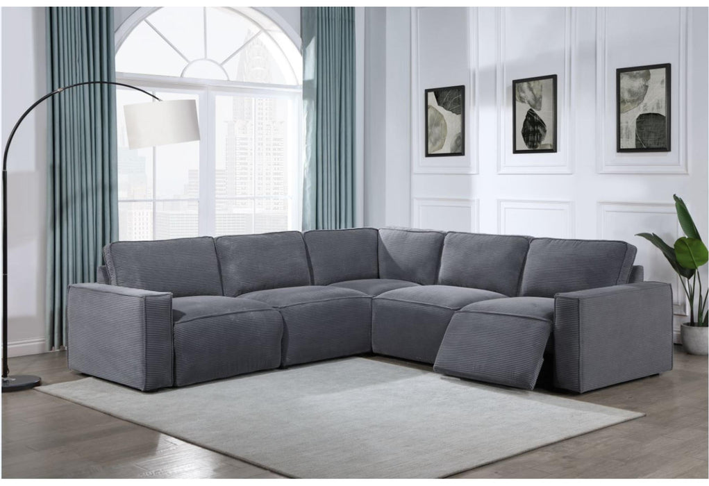 U8177 CHARCOAL SECTIONAL