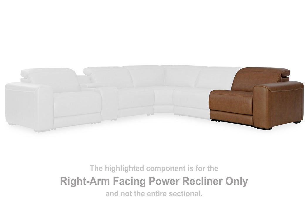 Magic Man Power Reclining Sectional Loveseat